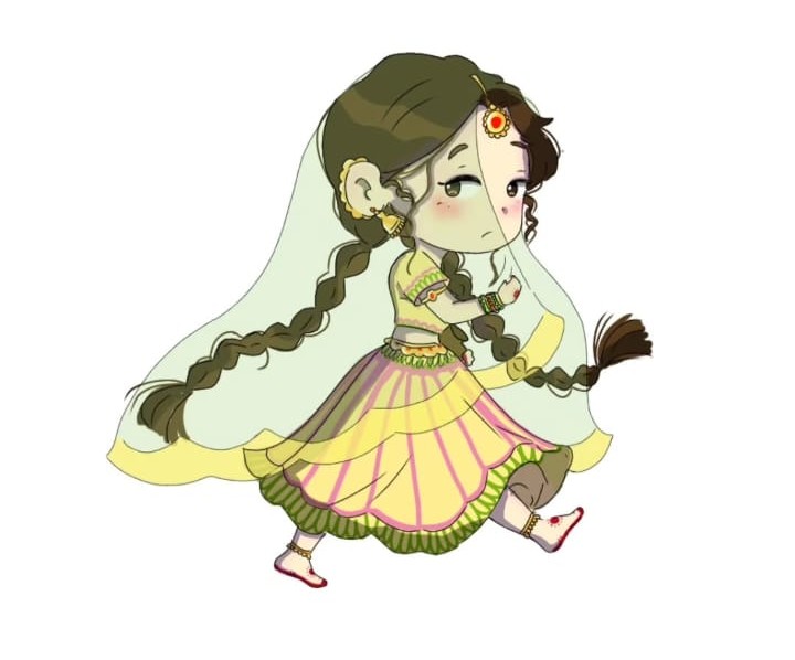 Radha Rani - Sticker
