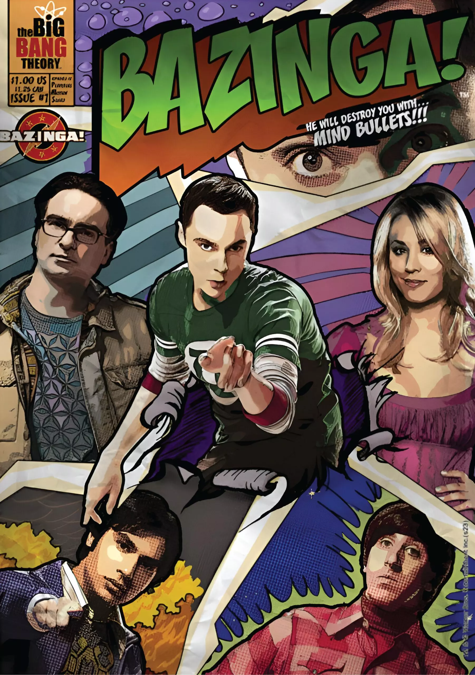 Bazinga! - The Big Bang Theory - Poster