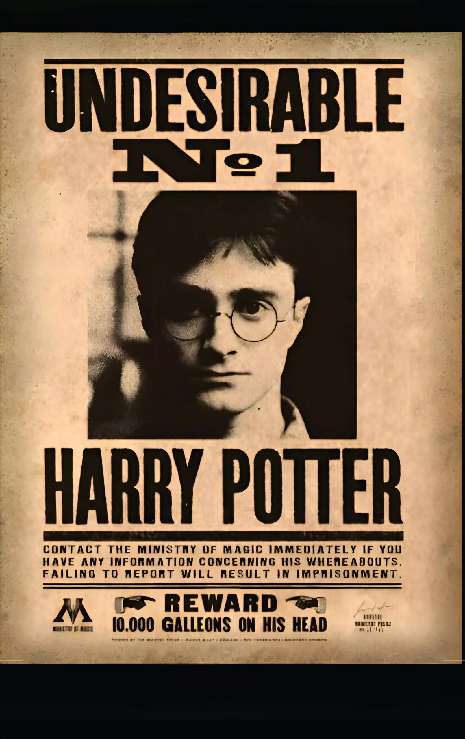 Undesirable No. 1 - Harry Potter - Poster