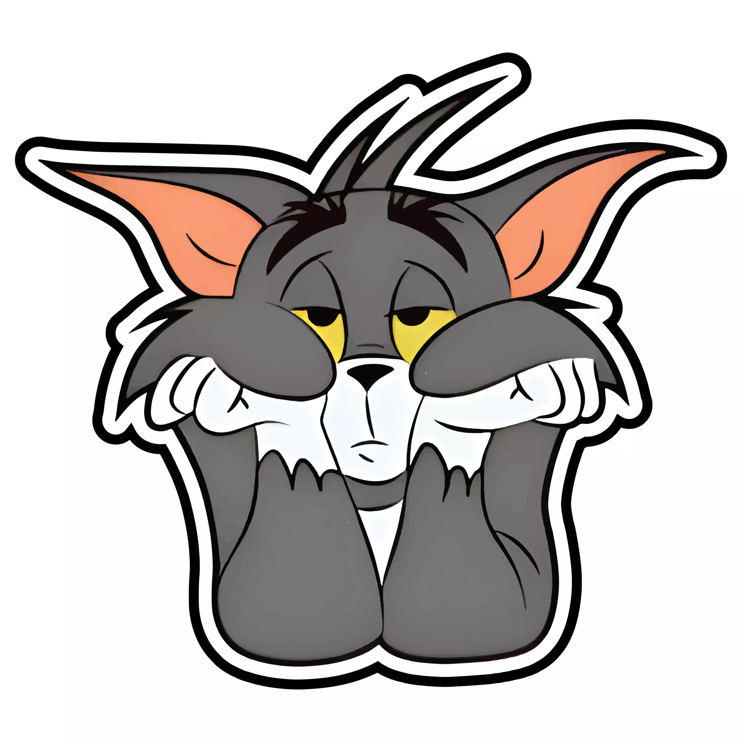 Bored Tom - Tom & Jerry - Sticker