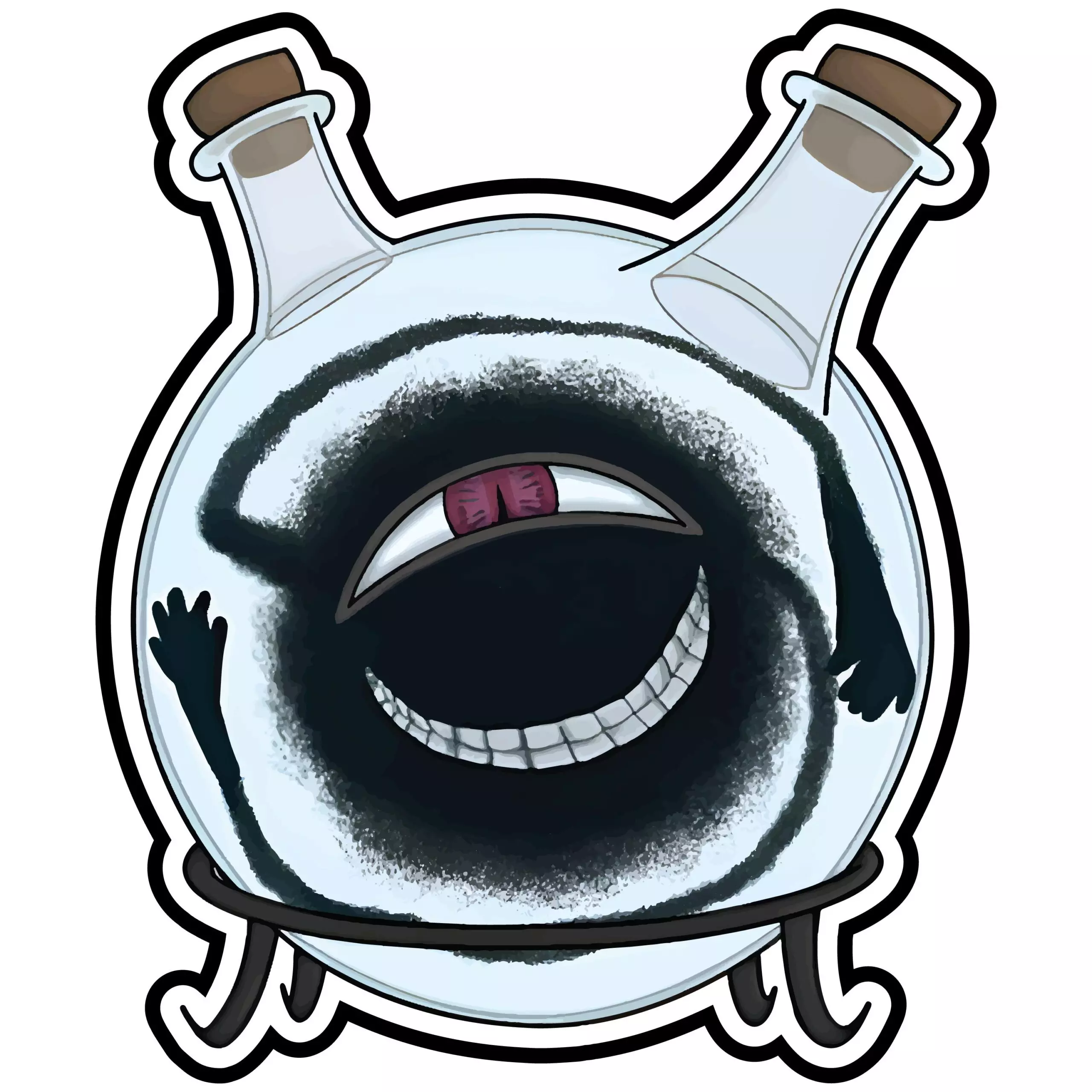 Dwarf in Flask - Full Metal Alchemist - Sticker