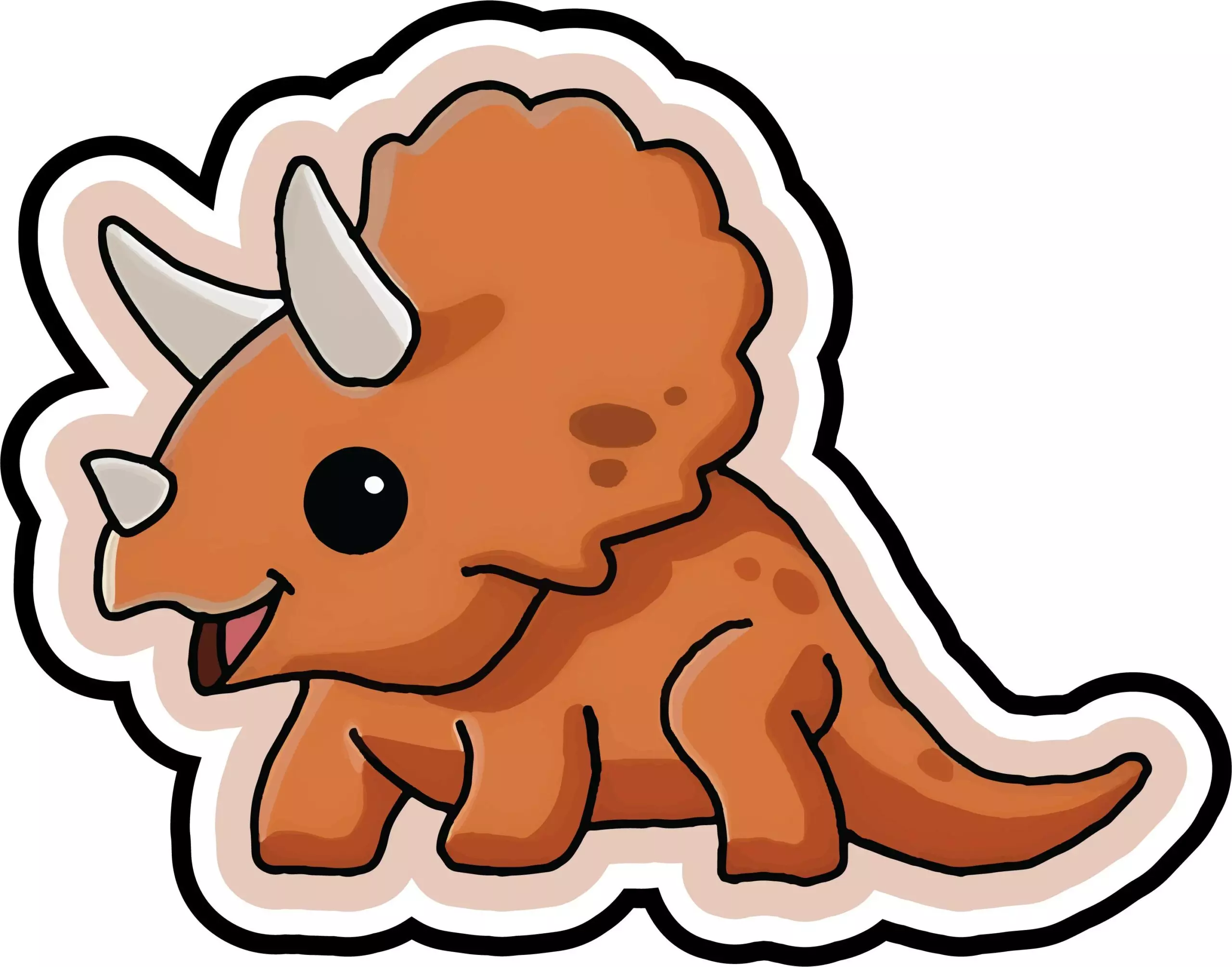 Cute Stegosaurus - Meme - Sticker