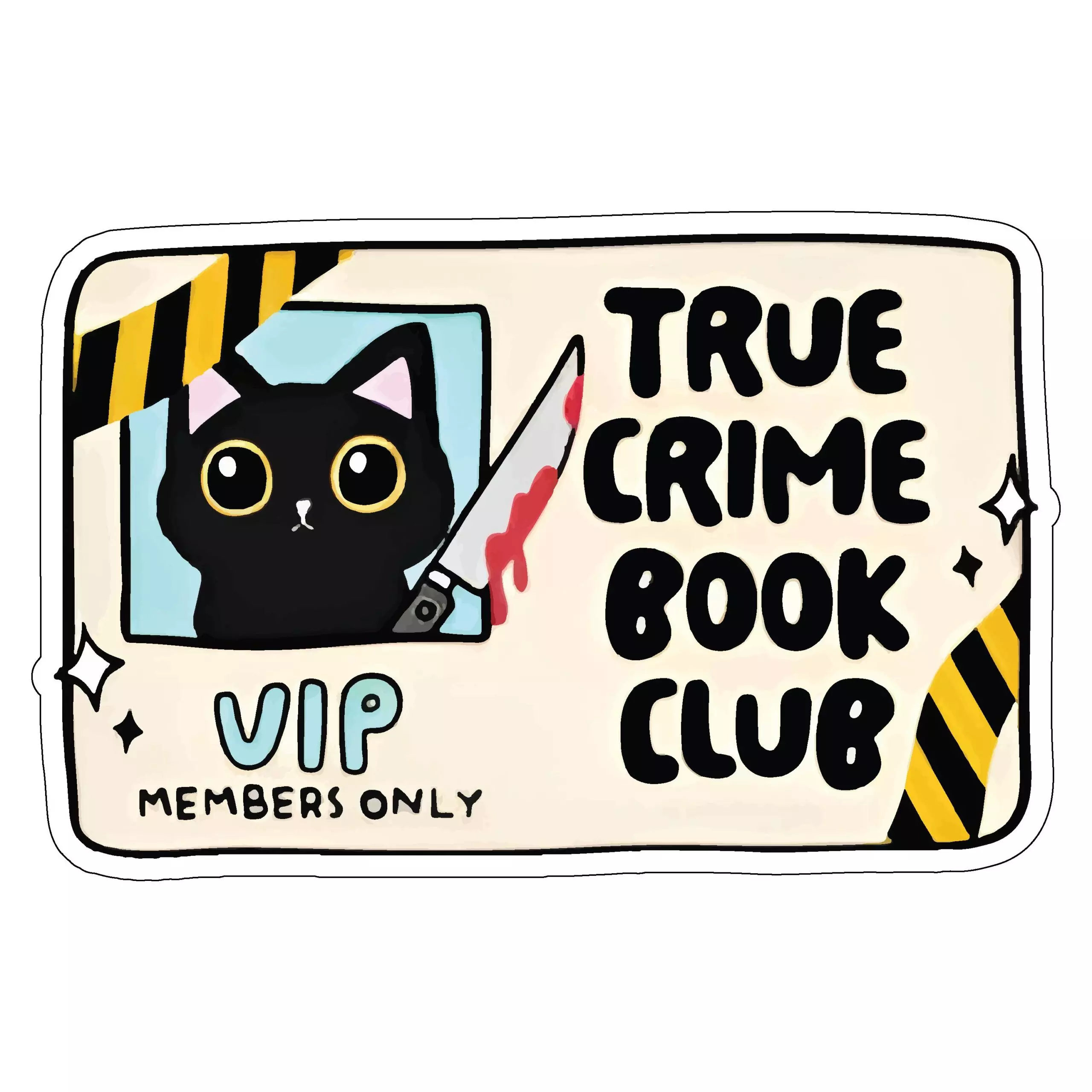 True Crime Book Club Pass - Meme - Sticker
