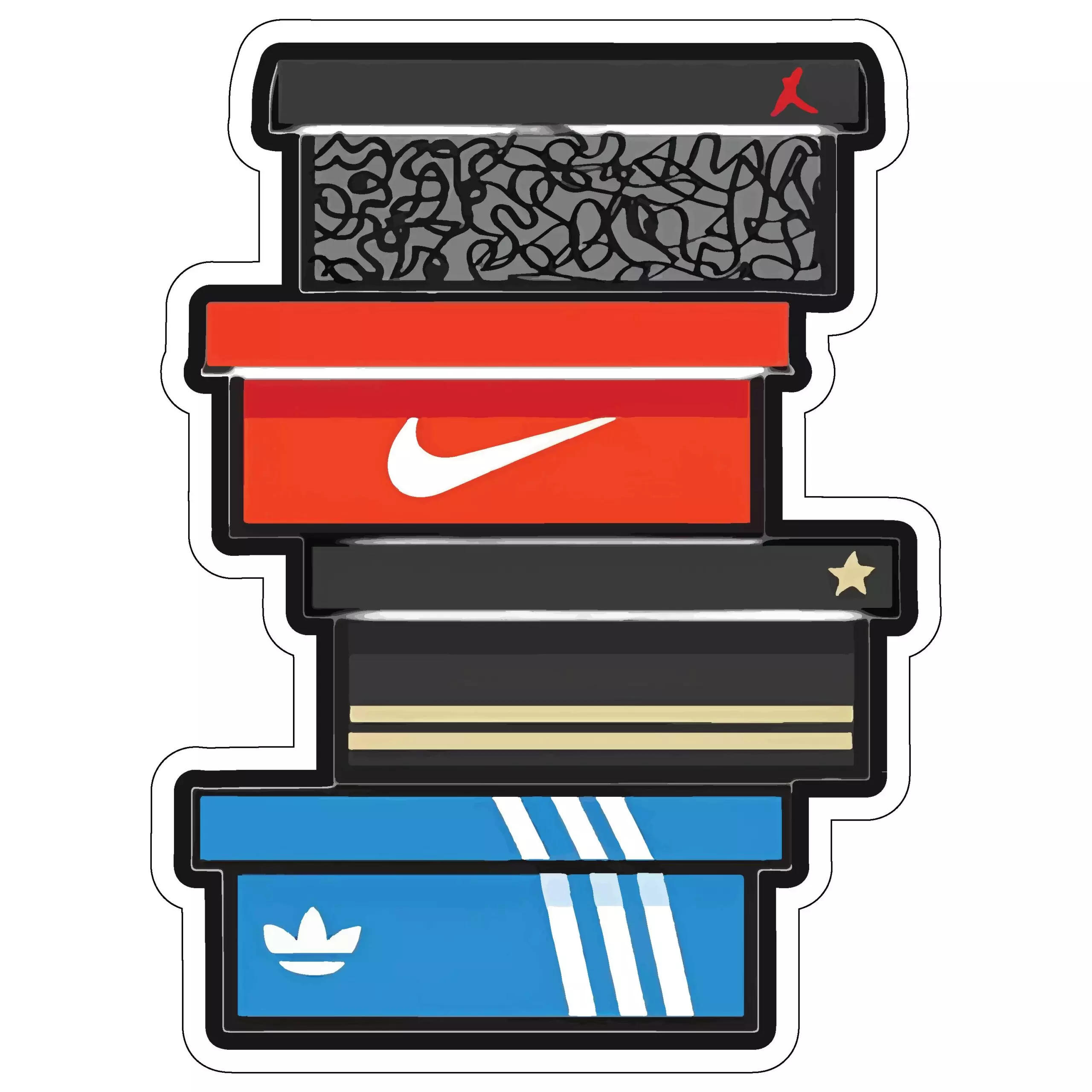 Shoe Boxes - Meme - Sticker