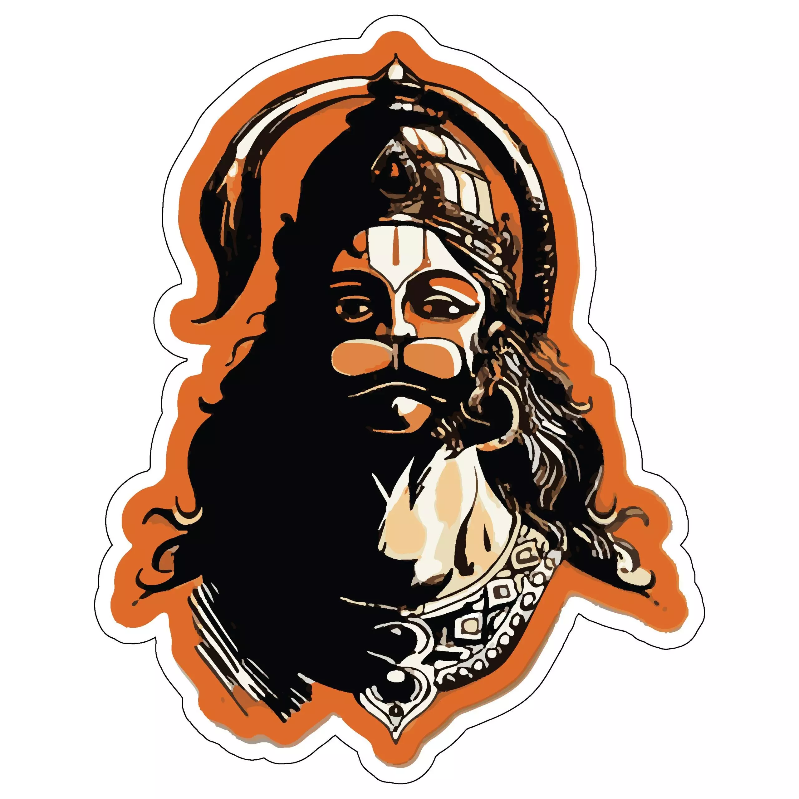 Hanuman - Design - Sticker