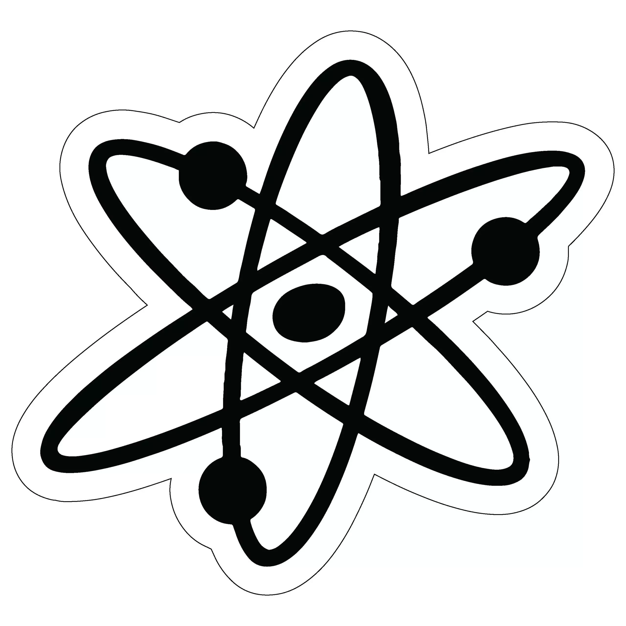 Atom Logo - The Big Bang Theory - Sticker