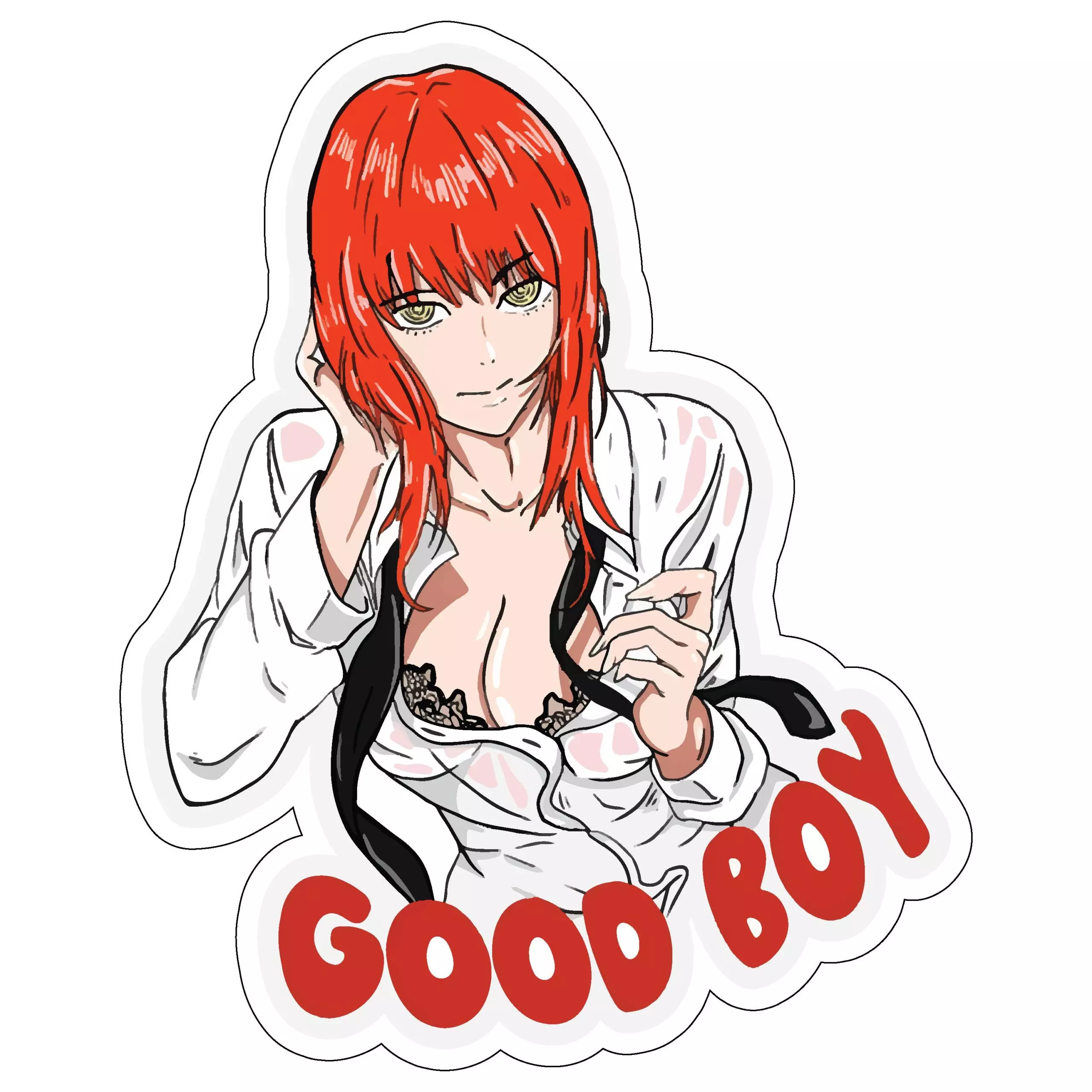 Makima - Good Boy - Chainsaw Man - Sticker
