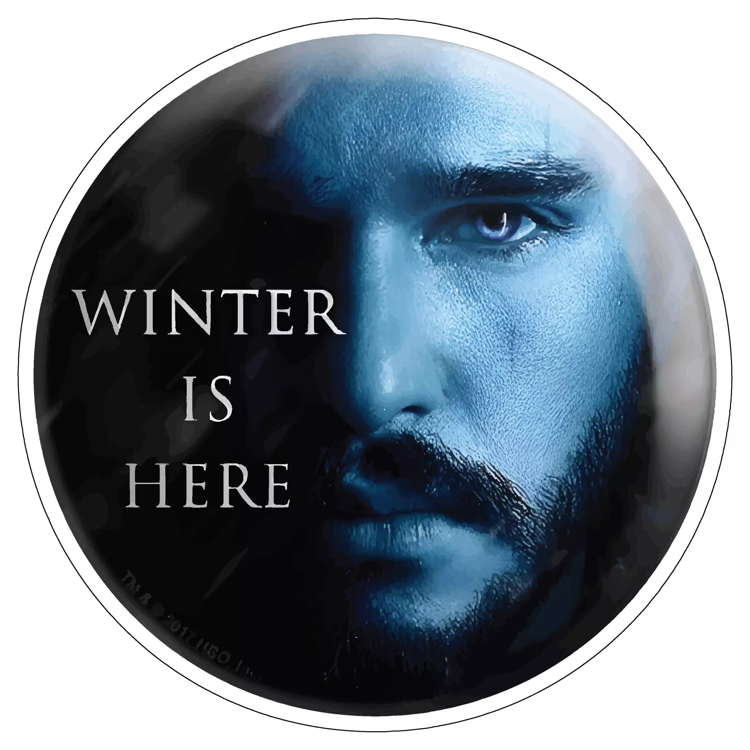 Jon Snow - Winter is Here - Game of Thrones - Sticker