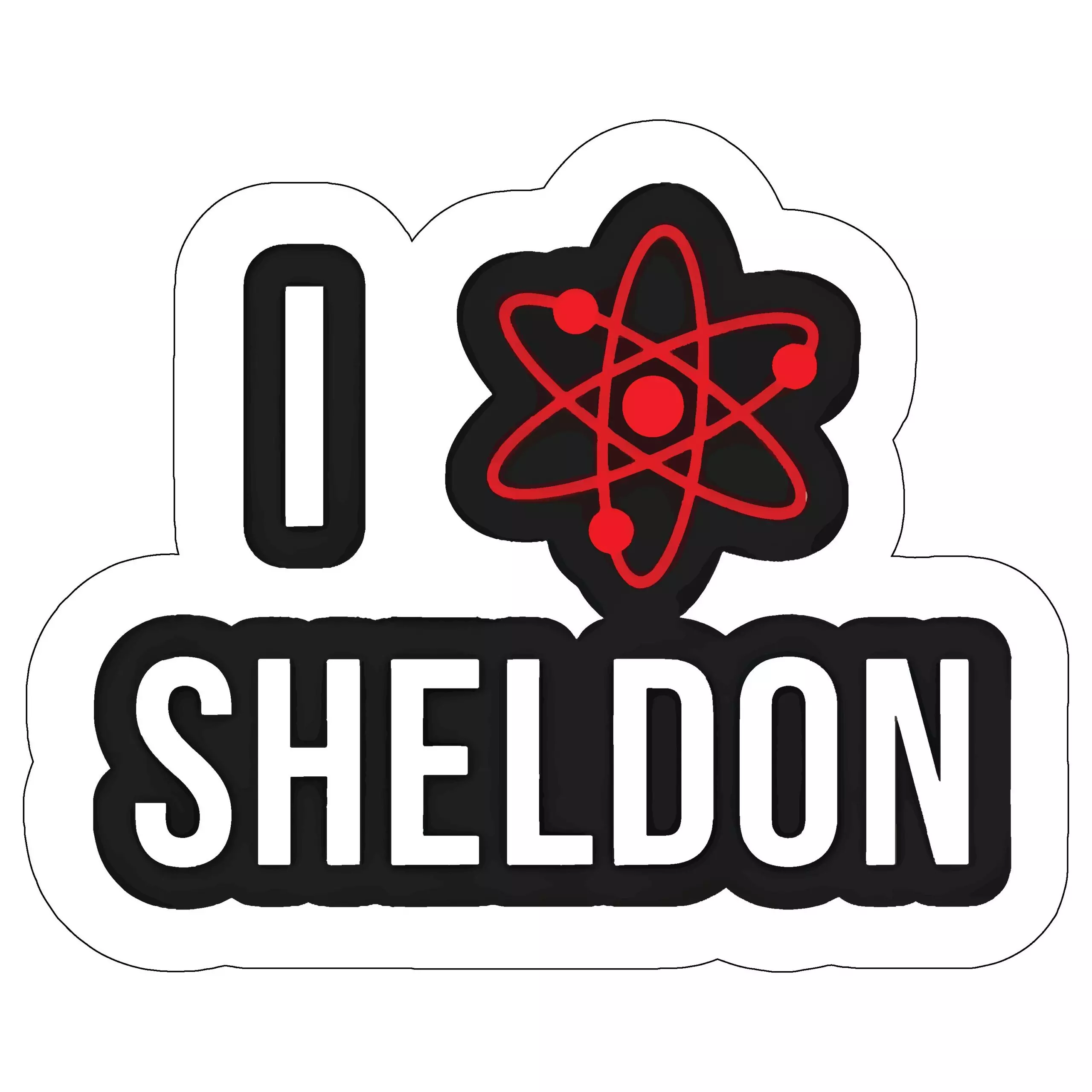I Atom Sheldon - The Big Bang Theory - Sticker