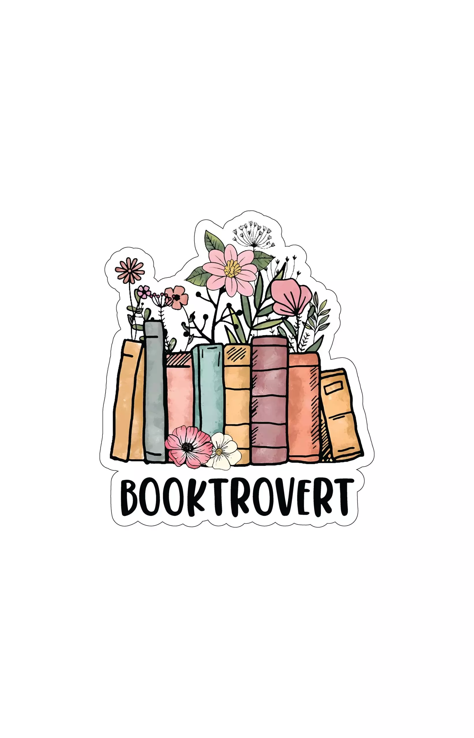 Booktrovert - Books - Sticker