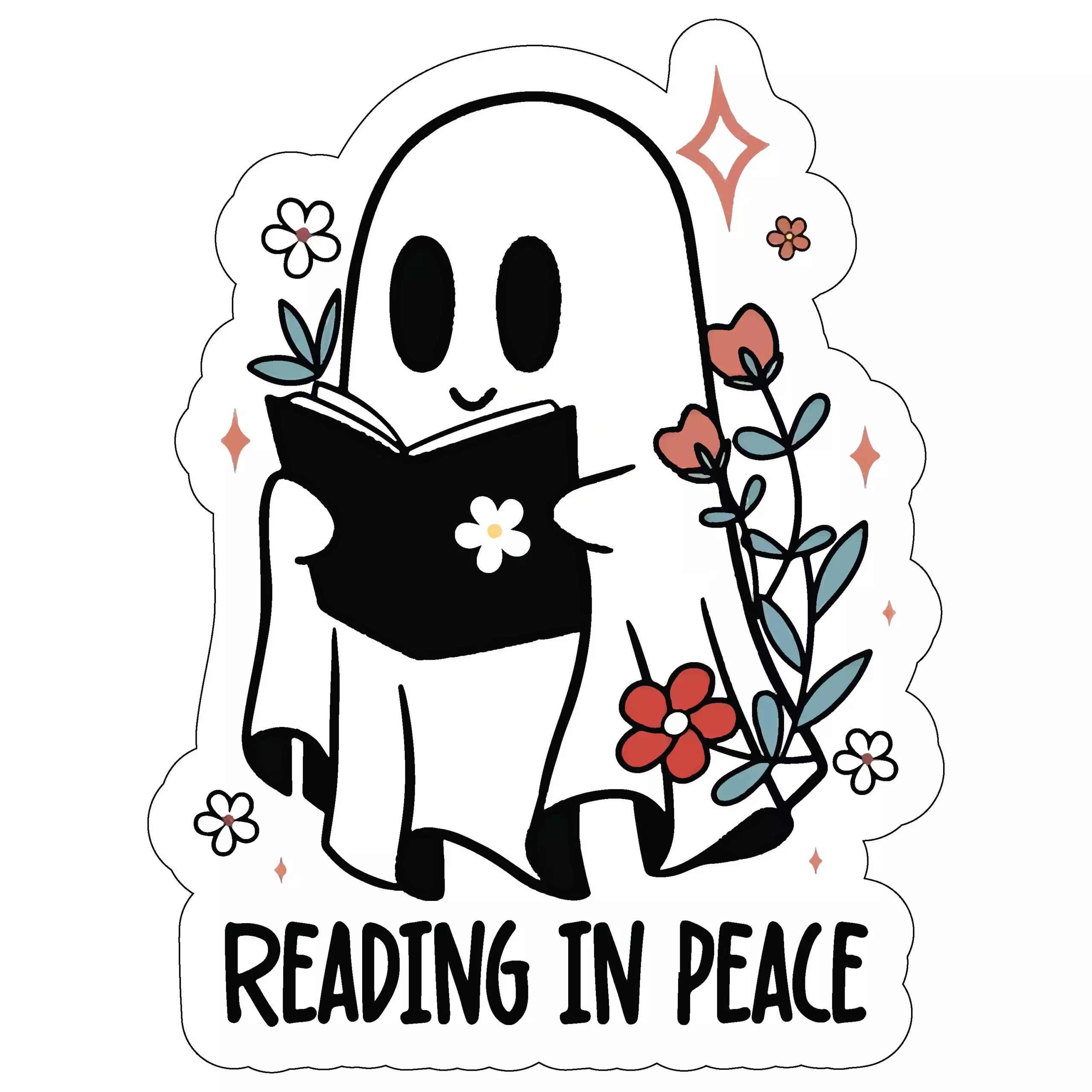 Reading in Peace - Meme - Sticker