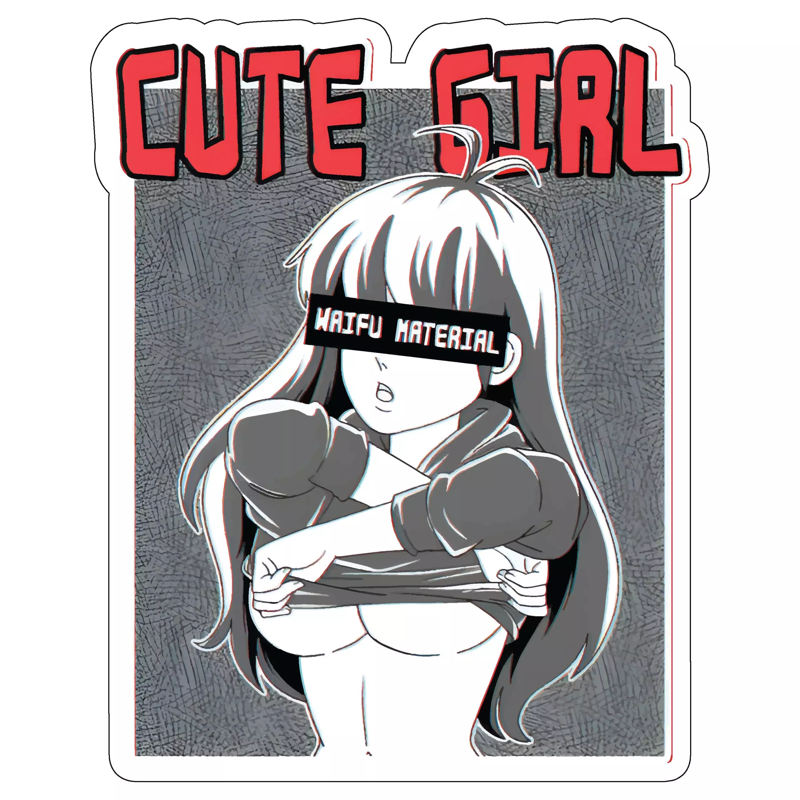 NSFW - Cute Girl - Anime - Sticker
