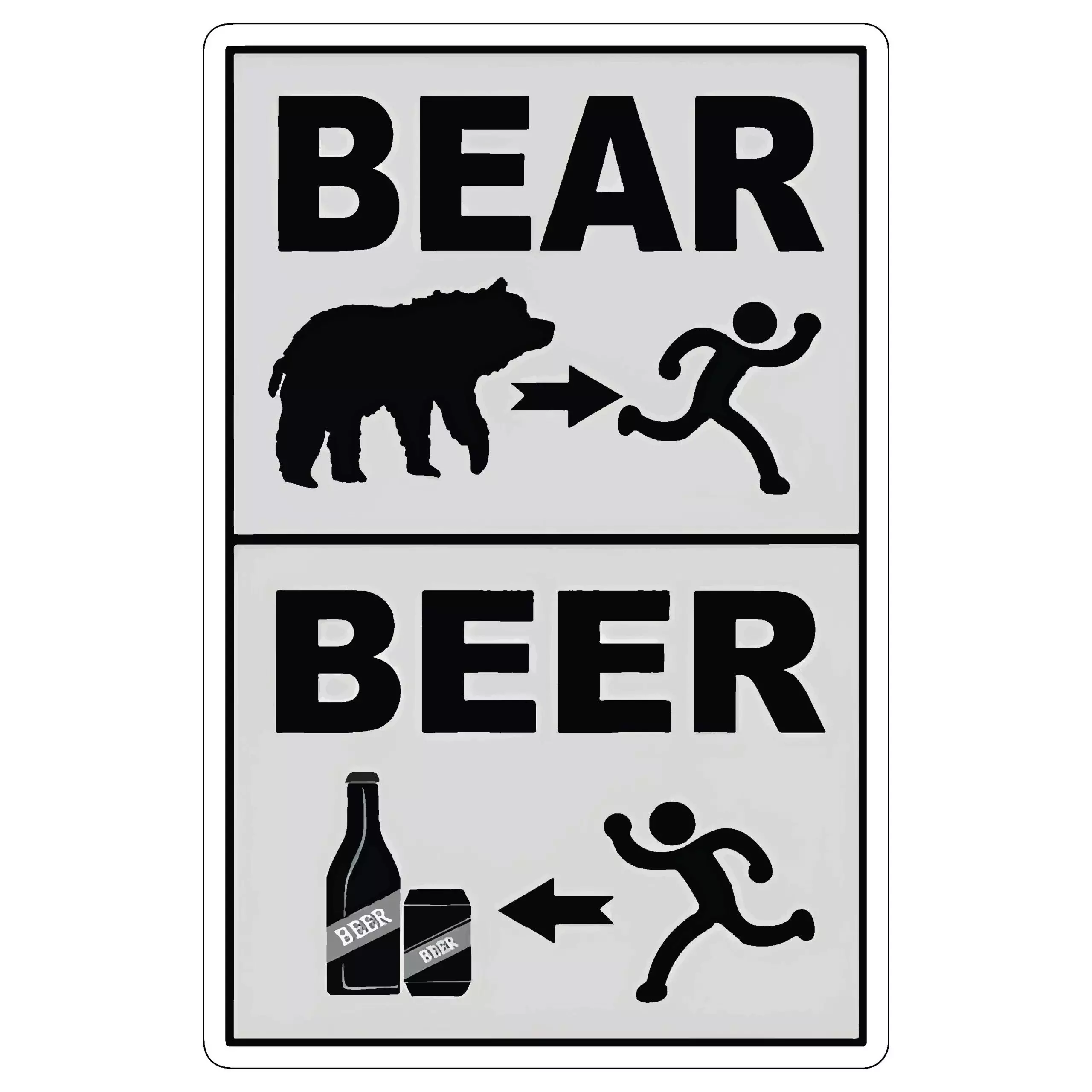 Bear Beer - Meme - Sticker