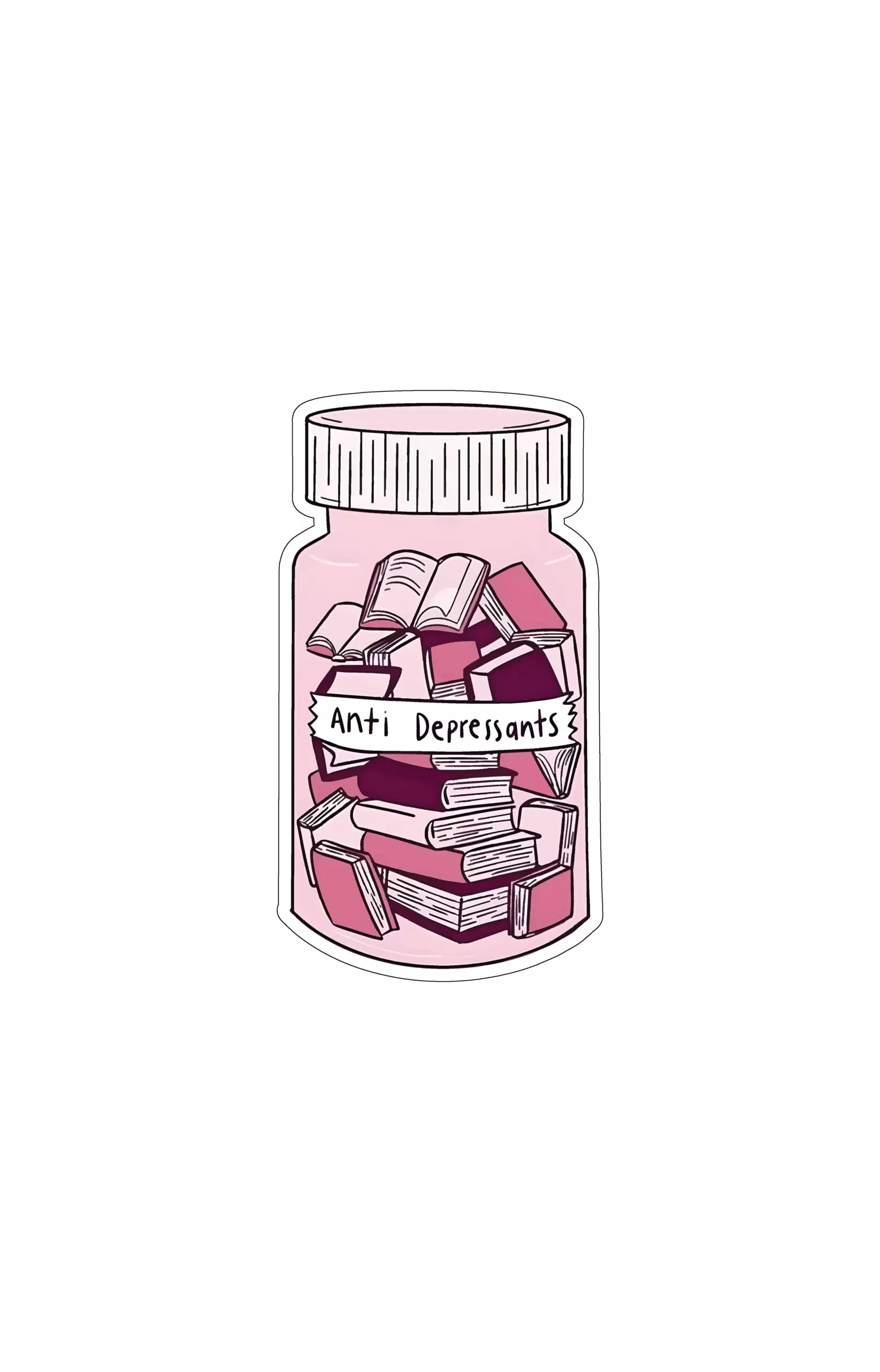 Antidrepressants - Books - Sticker
