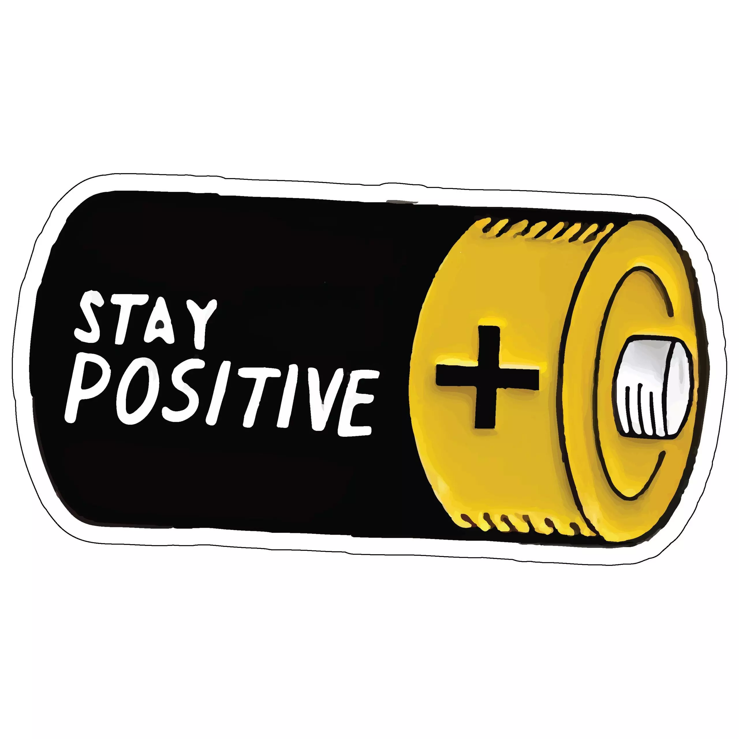 Stay Positive - Meme - Sticker