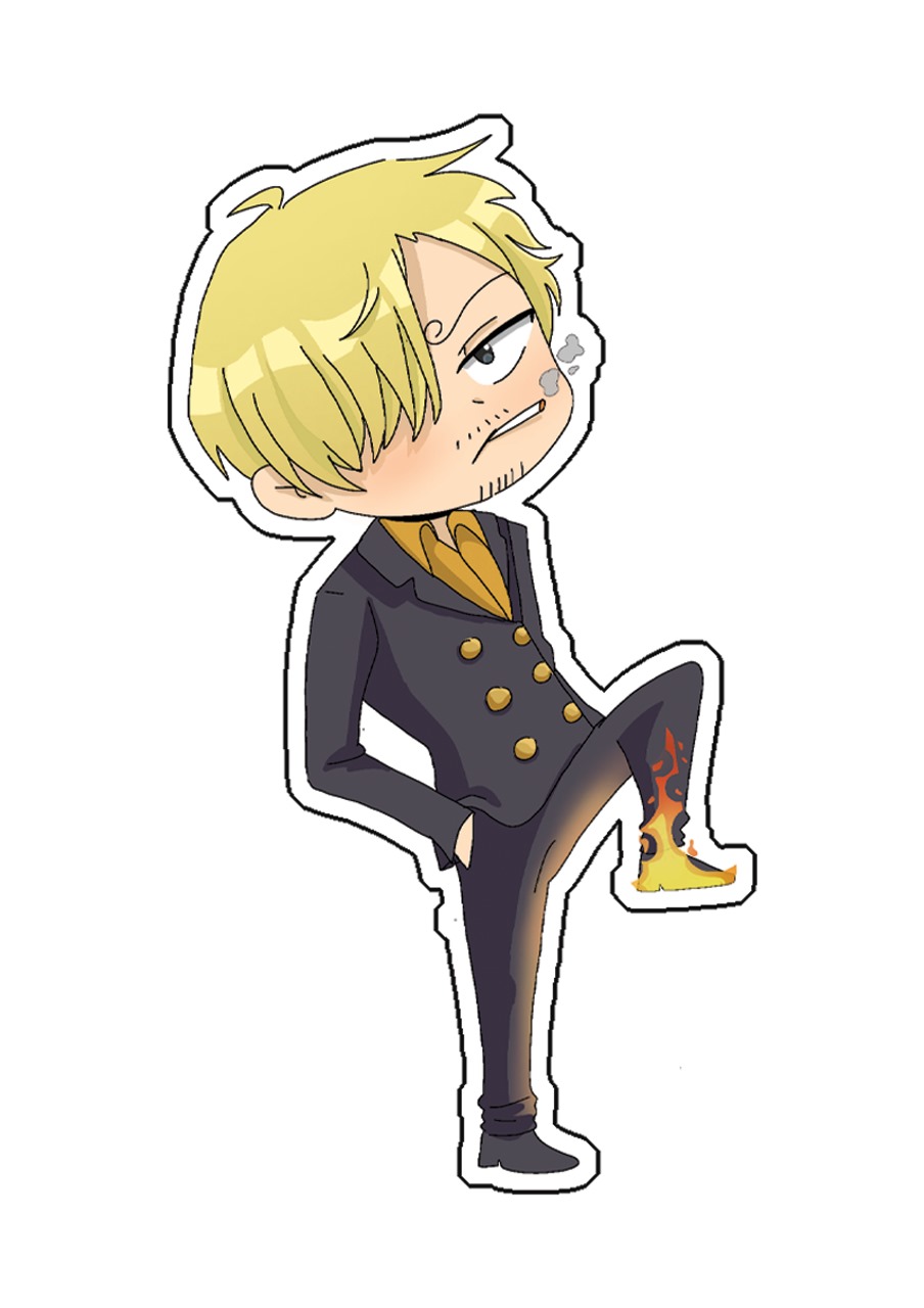 Sanji Chibi - One Piece - Sticker